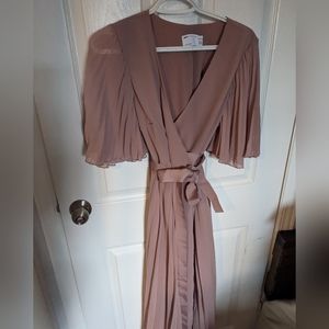 Asos design flutter sleeve maternity dress